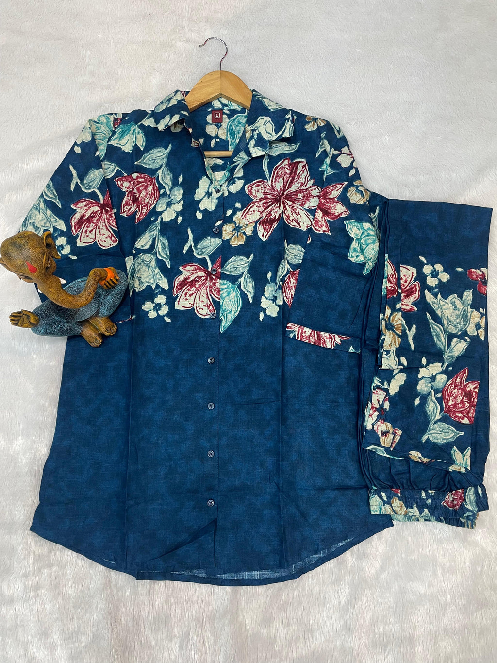 Georgette Kurta and Sharara Set