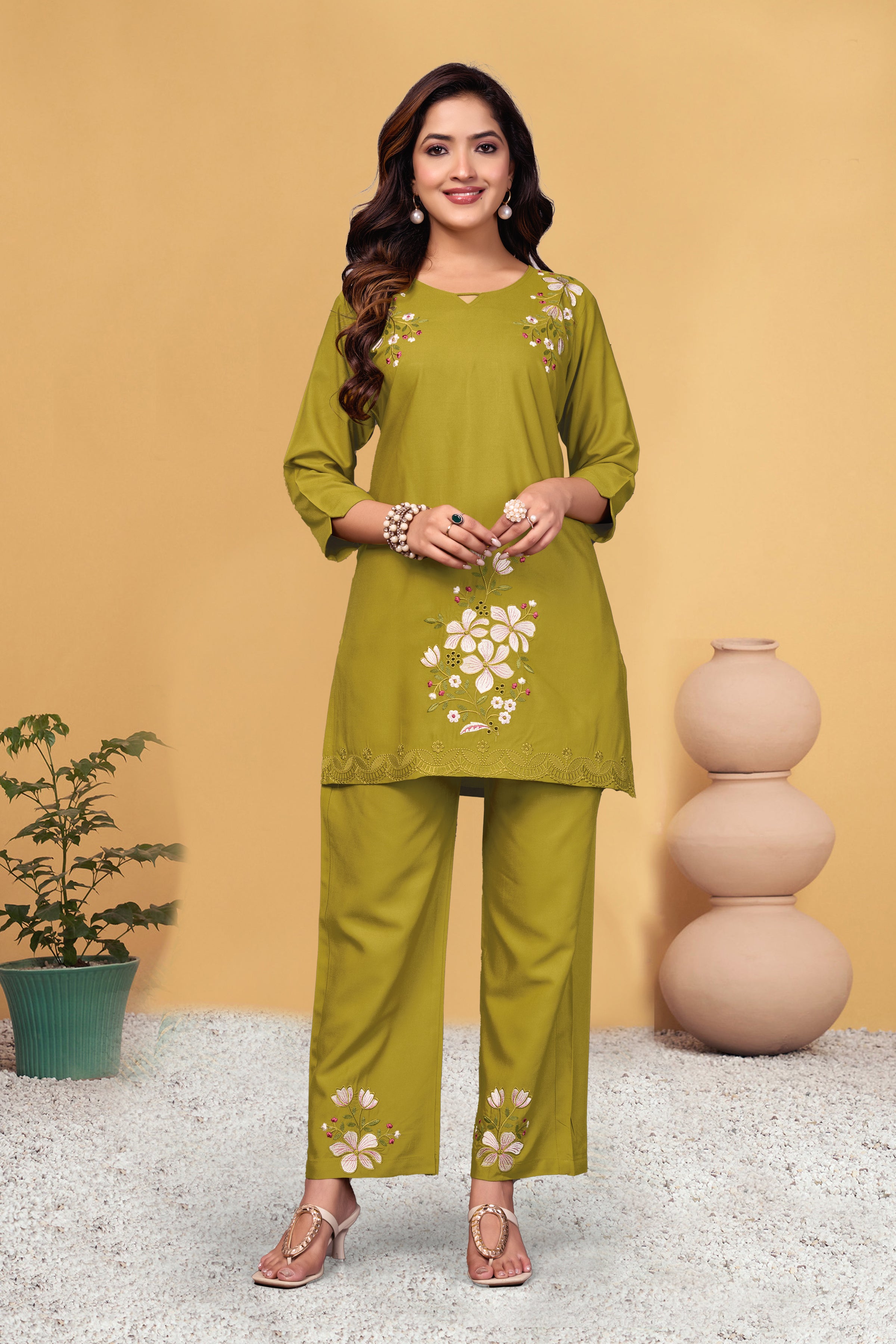 Special Georgette Kurta and Sharara Set