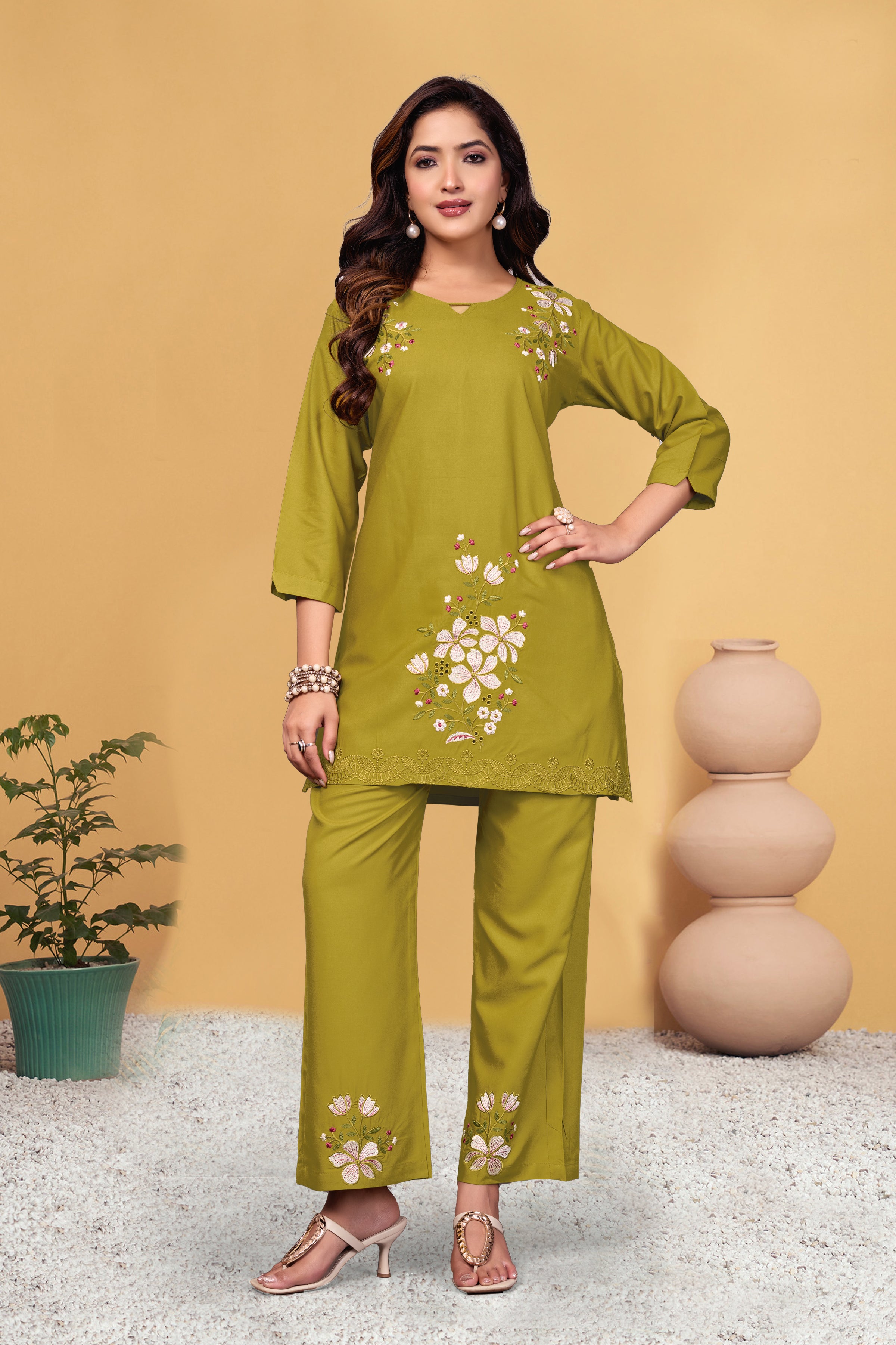 Special Georgette Kurta and Sharara Set