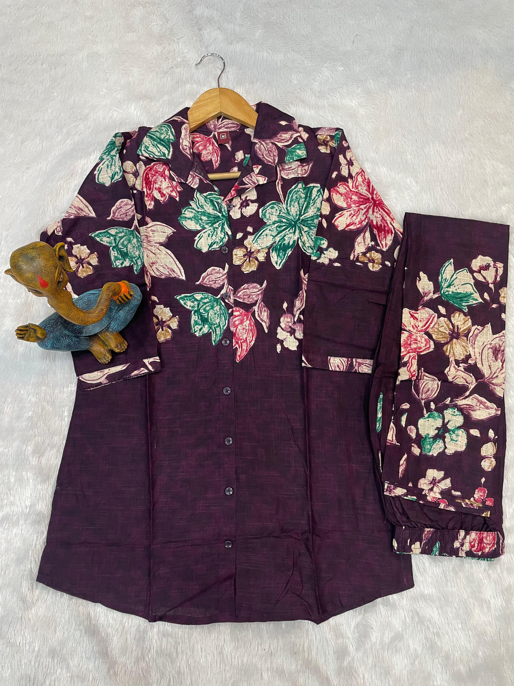 Georgette Kurta and Sharara Set