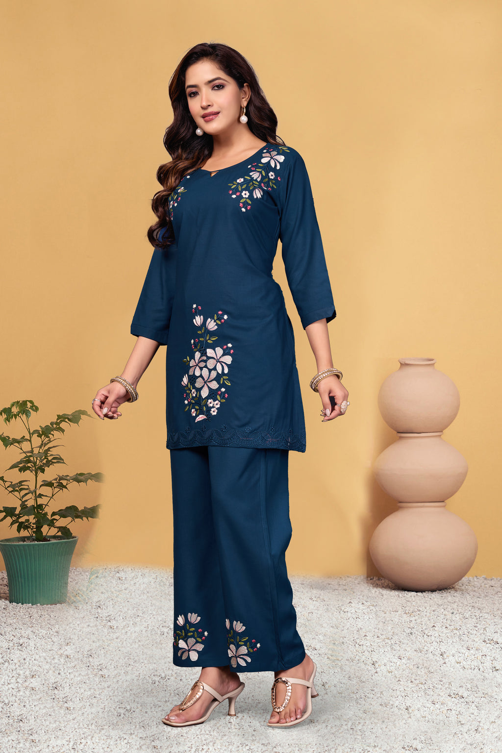 Special Georgette Kurta and Sharara Set