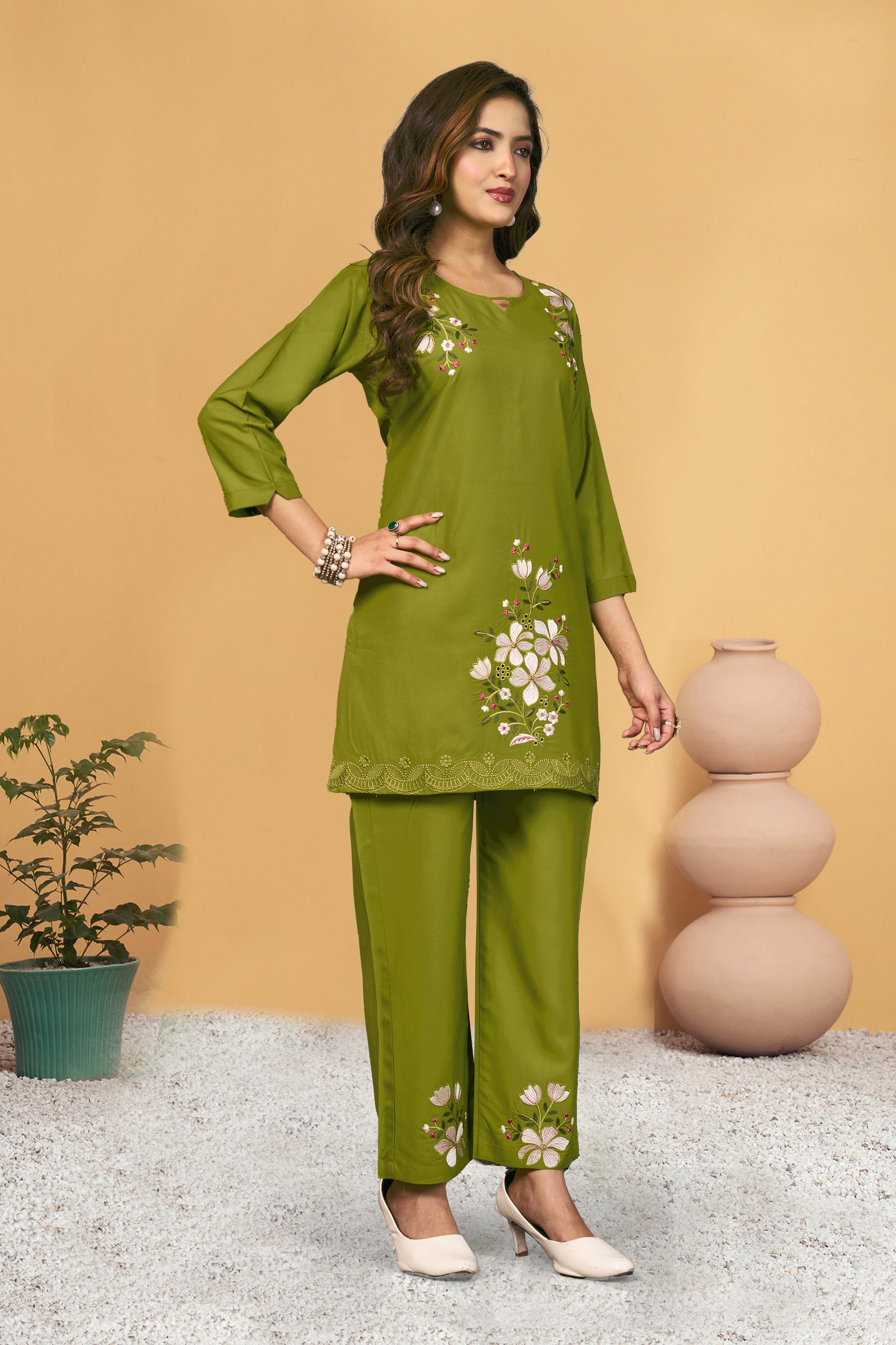 Special Georgette Kurta and Sharara Set