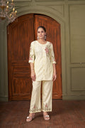 Georgette Kurta and Sharara Set