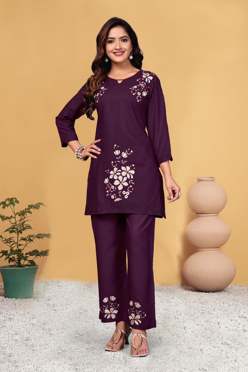 Special Georgette Kurta and Sharara Set