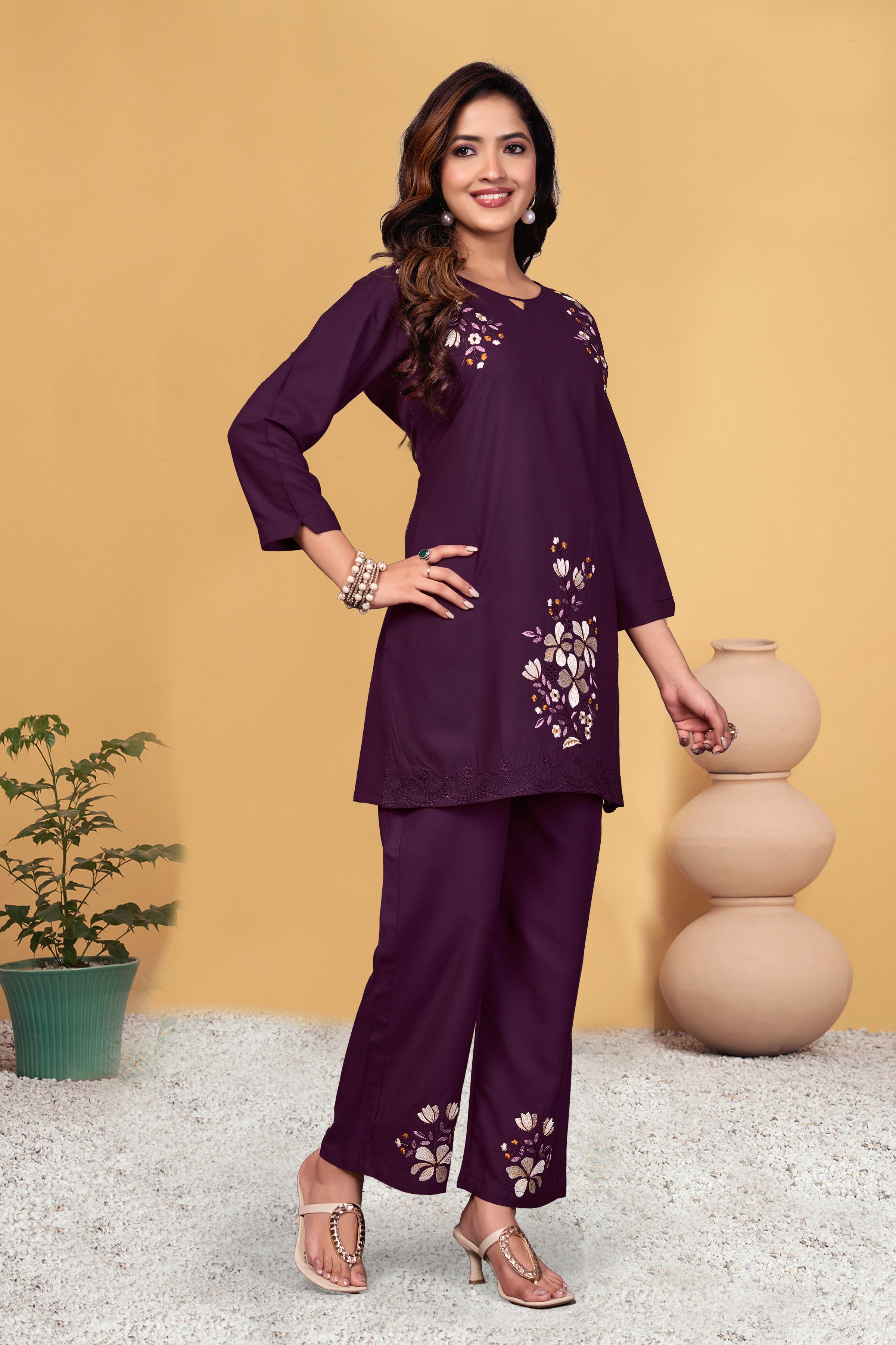 Special Georgette Kurta and Sharara Set