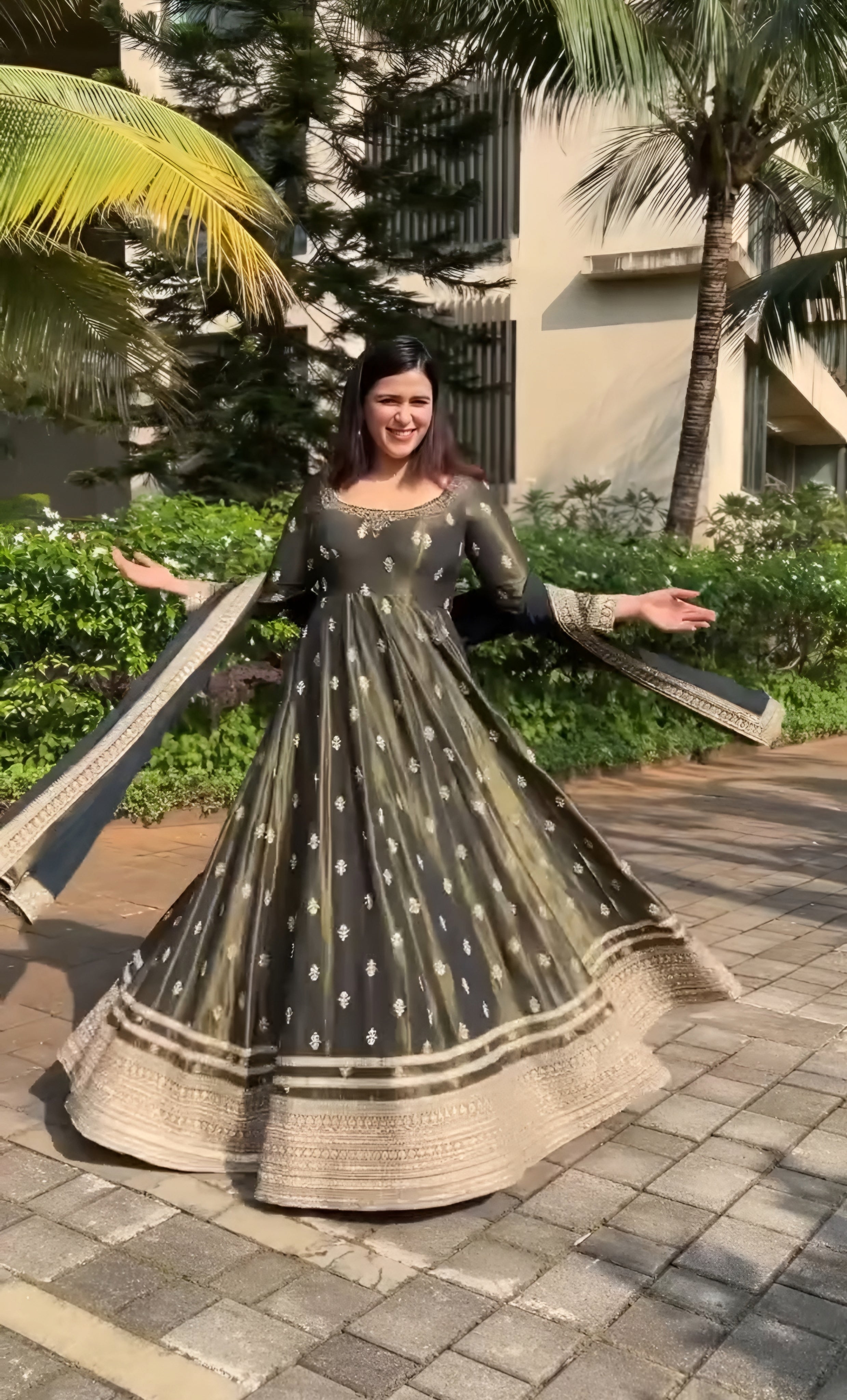 Eid Special Premium / Anarkali Suit Set [3 Pcs]