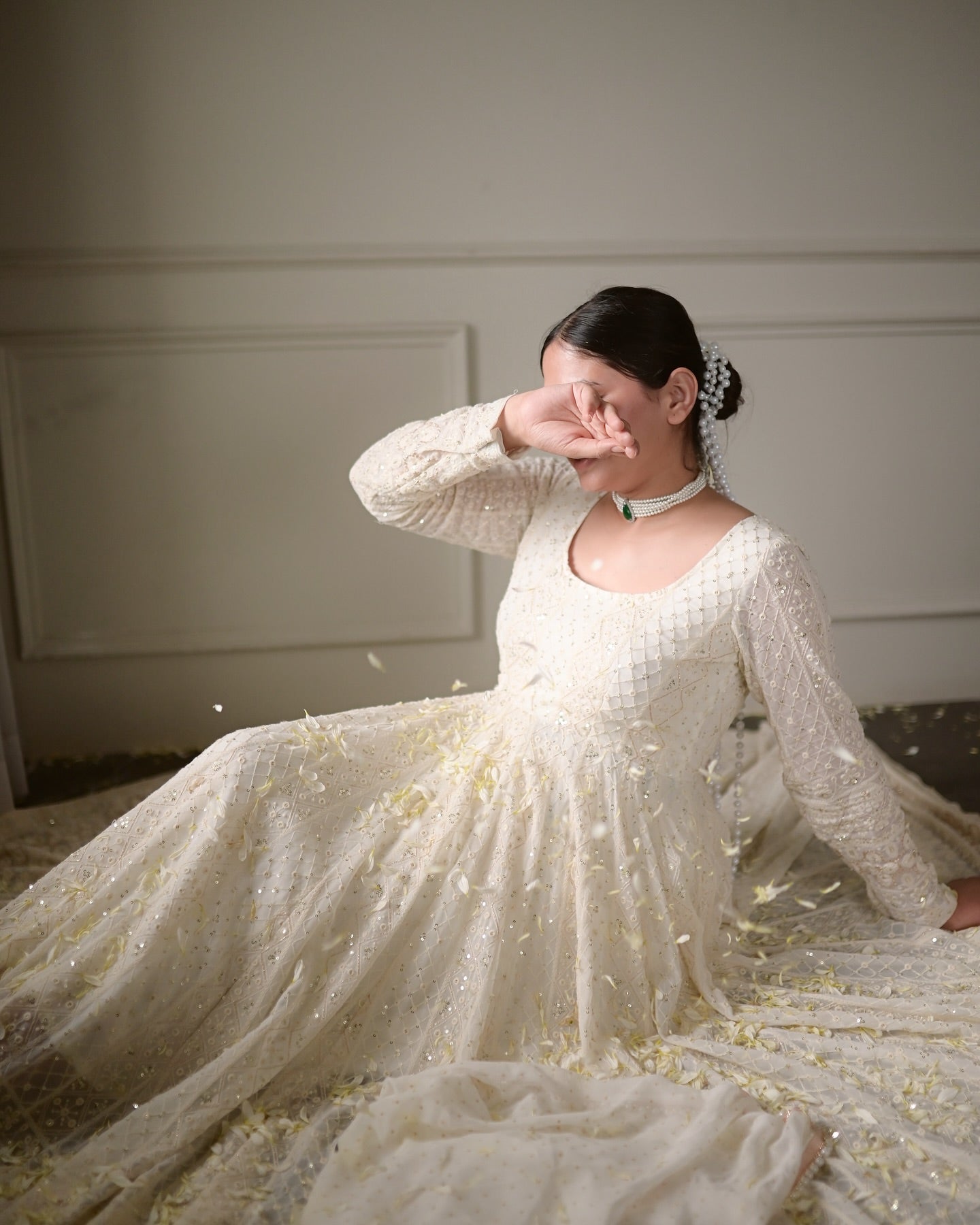 Lucknowi Special / Anarkali SuitSet [3 Pcs]