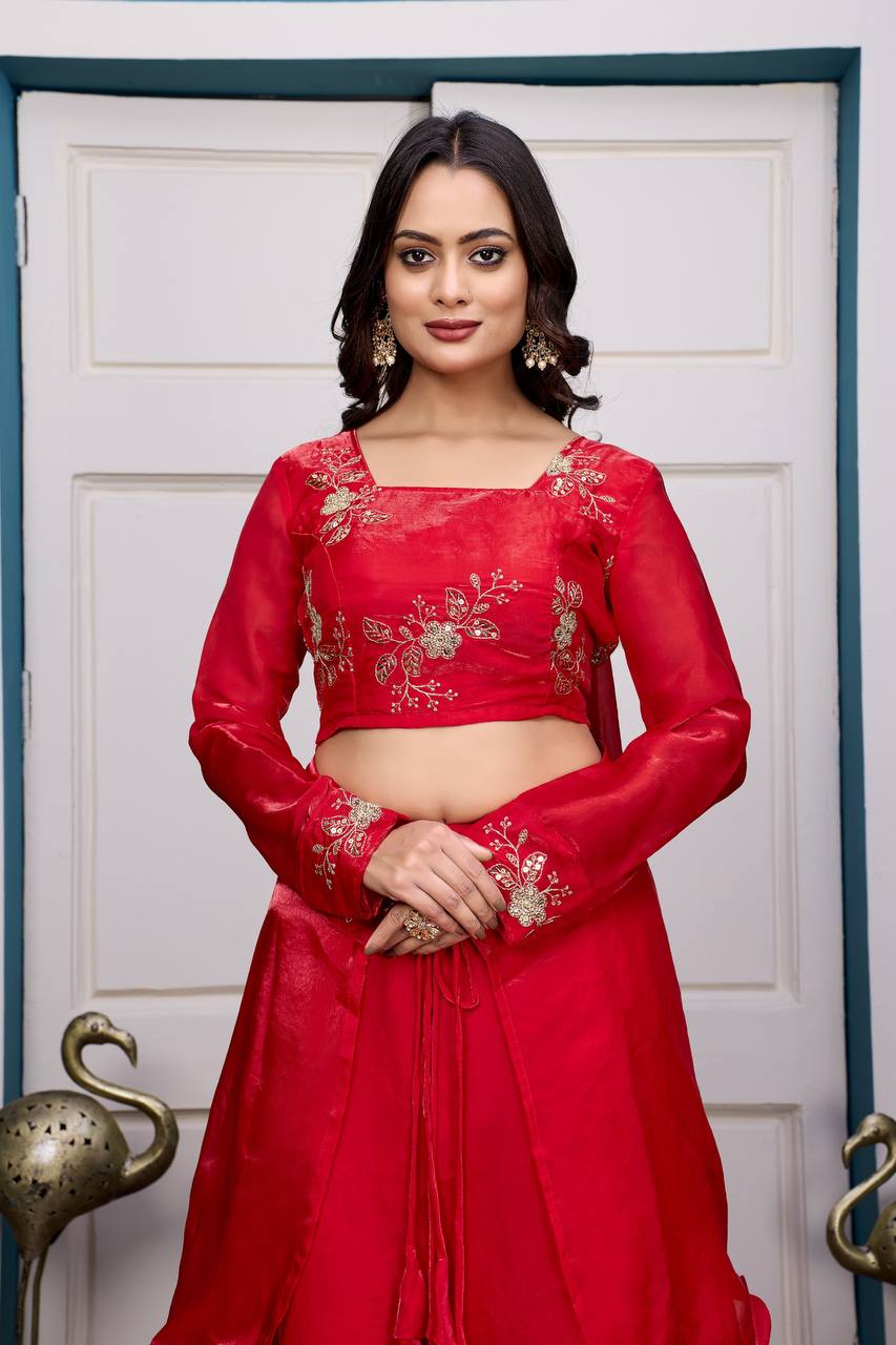 FULL STITCH 3-IN-1 LEHENGA SET [4 PCS]