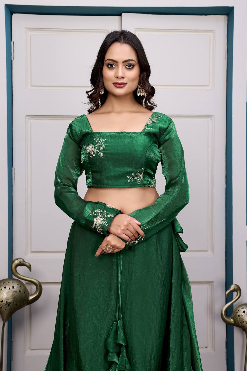 FULL STITCH 3-IN-1 LEHENGA SET [4 PCS]